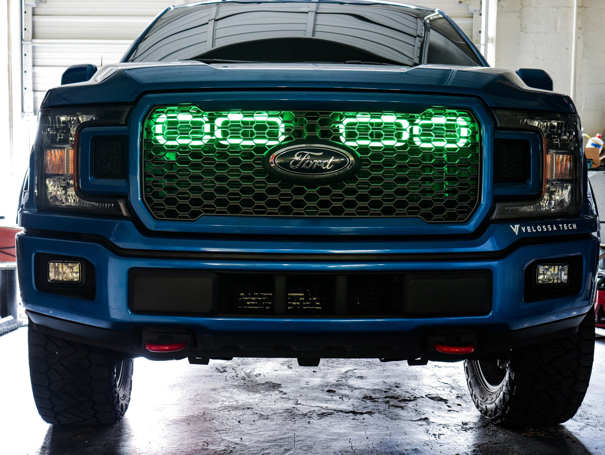 Velossa Tech - 2018-2020 Ford F-150 and 2021-2022 Ford F-150 Raptor Quad BIG MOUTH &quot;LIT KIT&quot; Ram Air Intake Snorkels