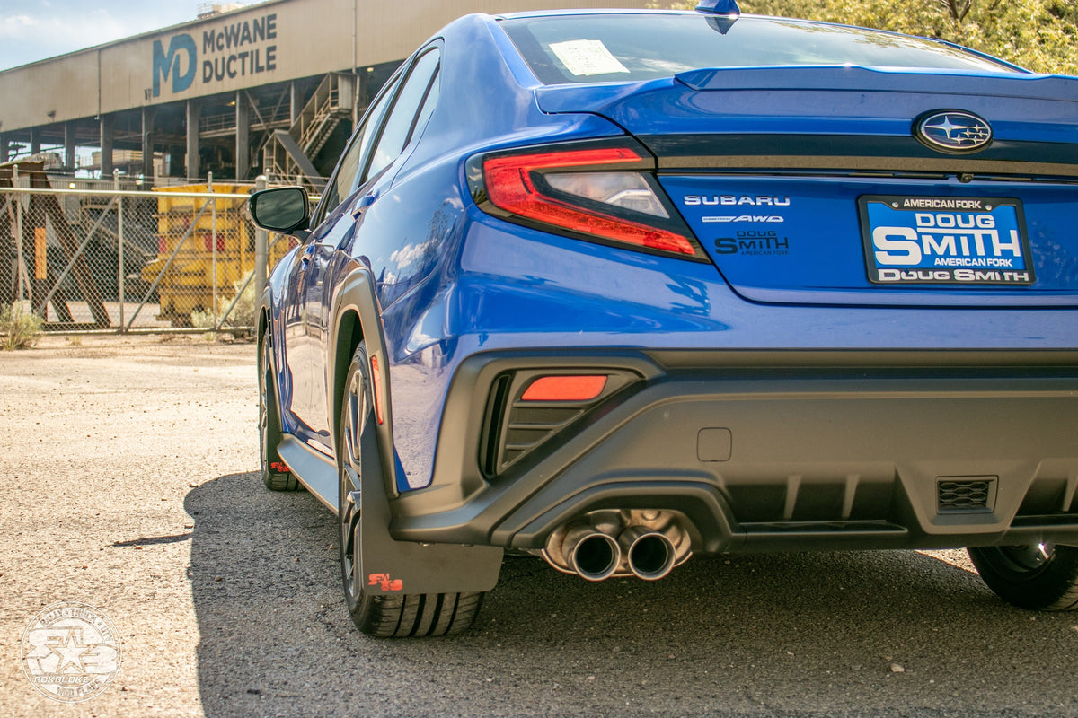 RokBlokz - Subaru WRX Sedan 2022+ Rally Mud Flaps