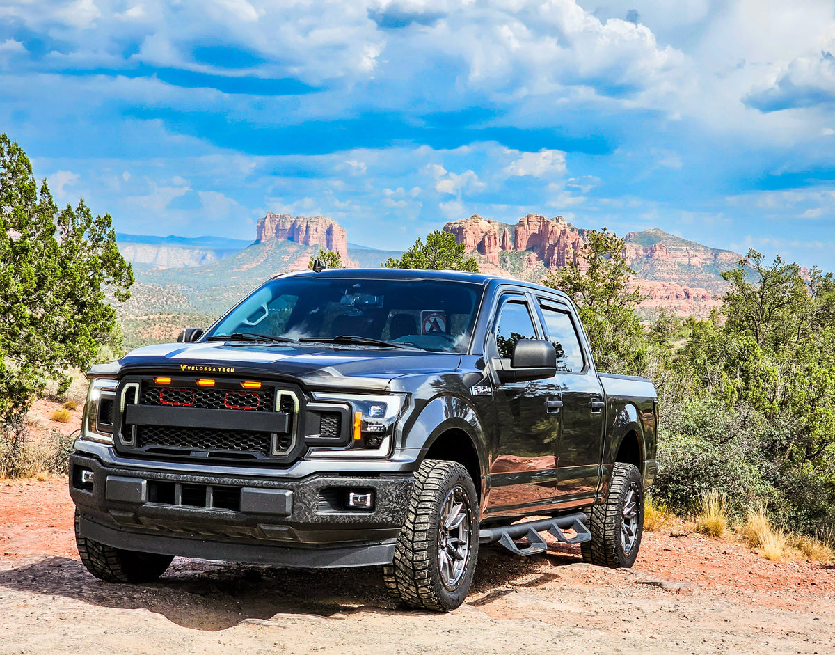 Velossa Tech - 2018-2020 Ford F-150 and 2021-2022 Ford F-150 Raptor Dual BIG MOUTH Ram Air Intake Snorkels