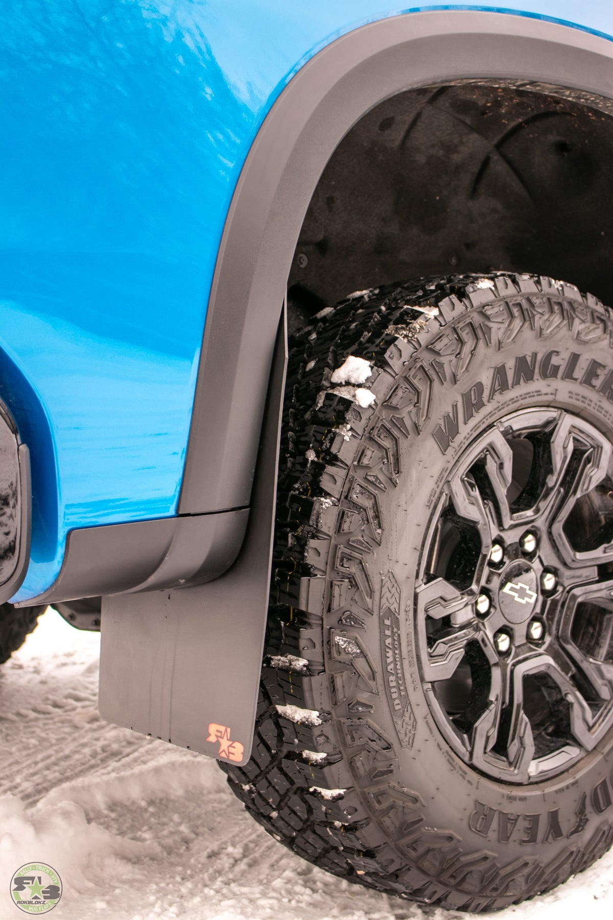 2023 Chevrolet ZR2 Silverado ft. Rokblokz Mud flaps - Rear Flap