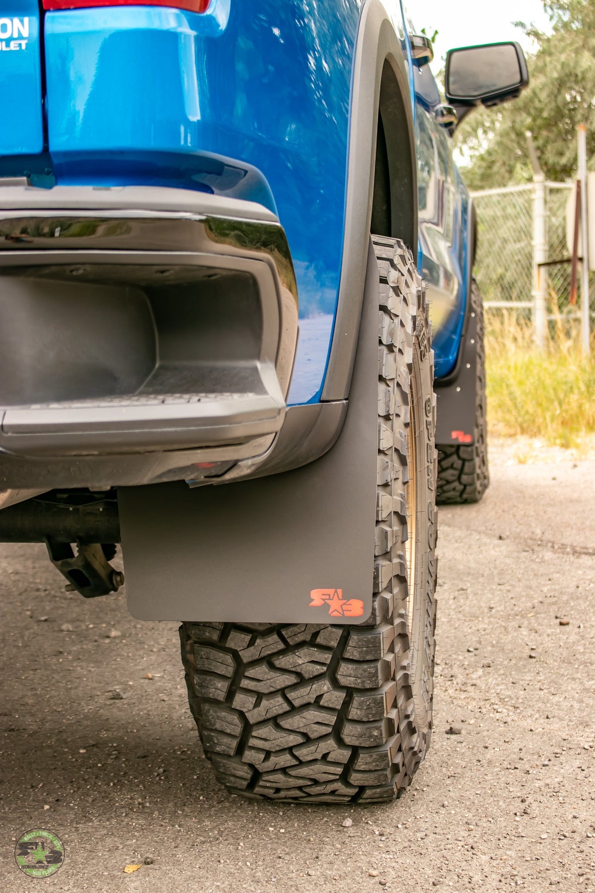 2023 Chevrolet ZR2 Silverado ft. Rokblokz Mud flaps - side