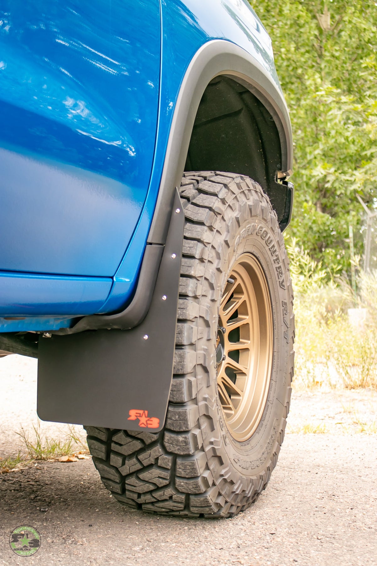 2023 Chevrolet ZR2 Silverado ft. Rokblokz Mud flaps - Front Flap