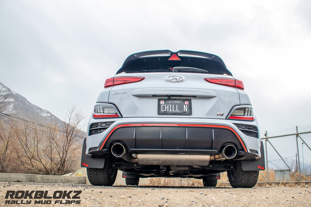 RokBlokz - Hyundai Kona 2018-2023 Rally Mud Flaps