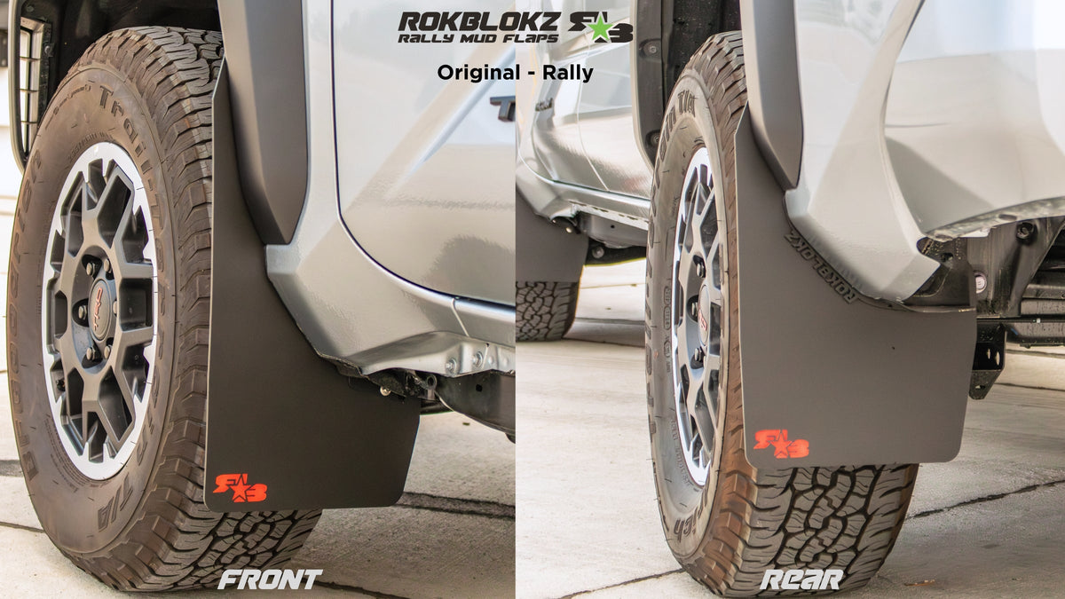 RokBlokz - Toyota Tacoma TRD Off-road (4th Gen) 2024+ Rally Mud Flaps