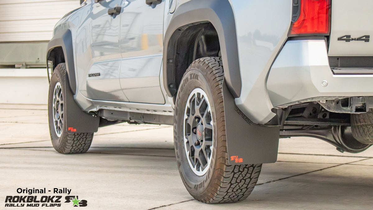 RokBlokz - Toyota Tacoma TRD Off-road (4th Gen) 2024+ Rally Mud Flaps