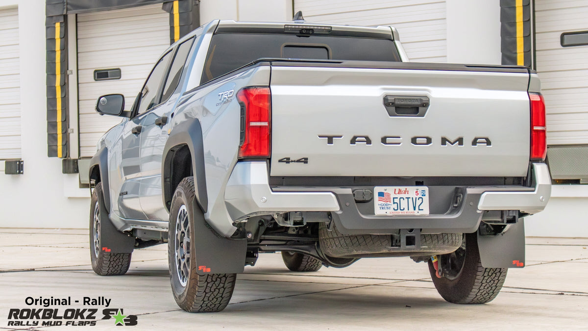 RokBlokz - Toyota Tacoma TRD Off-road (4th Gen) 2024+ Rally Mud Flaps