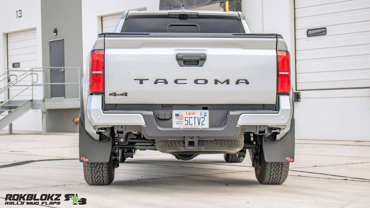 RokBlokz - Toyota Tacoma TRD Off-road (4th Gen) 2024+ Rally Mud Flaps