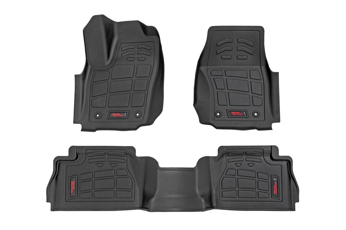 Sure-Fit Floor Mats | Front &amp; Rear | Crew | Toyota Tacoma 2WD/4WD (2024)