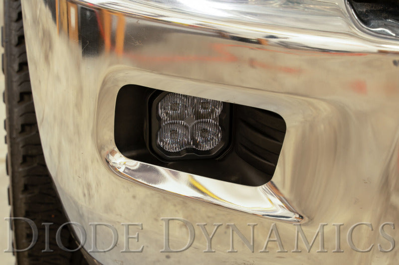 Diode Dynamics SS3 Ram Horizontal LED Fog Light Kit Sport - White SAE Driving - DD6678