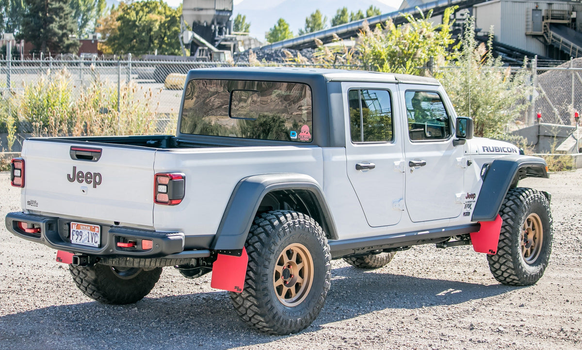 RokBlokz - Jeep Gladiator (JT) 2020+ Quick Release Mud Flaps - Front &amp; Rear