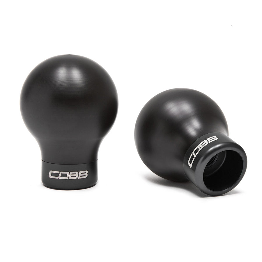 Cobb Subaru 6-Speed COBB Shift Knob - Black w/Stealth Black Collar (Non-Weighted) - 213350-BK