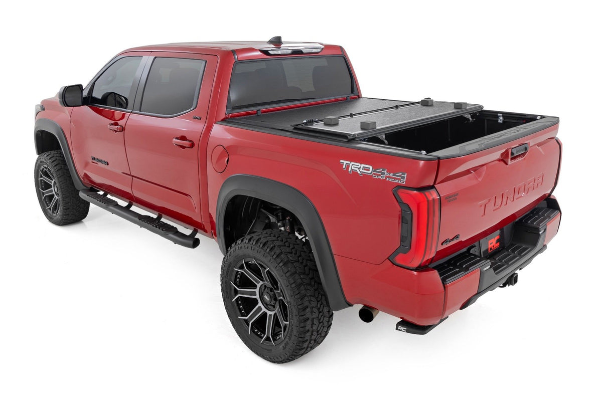 Hard Low Profile Bed Cover | 5&#39;7&quot; Bed | Cargo Mgmt | Toyota Tundra (22-24)