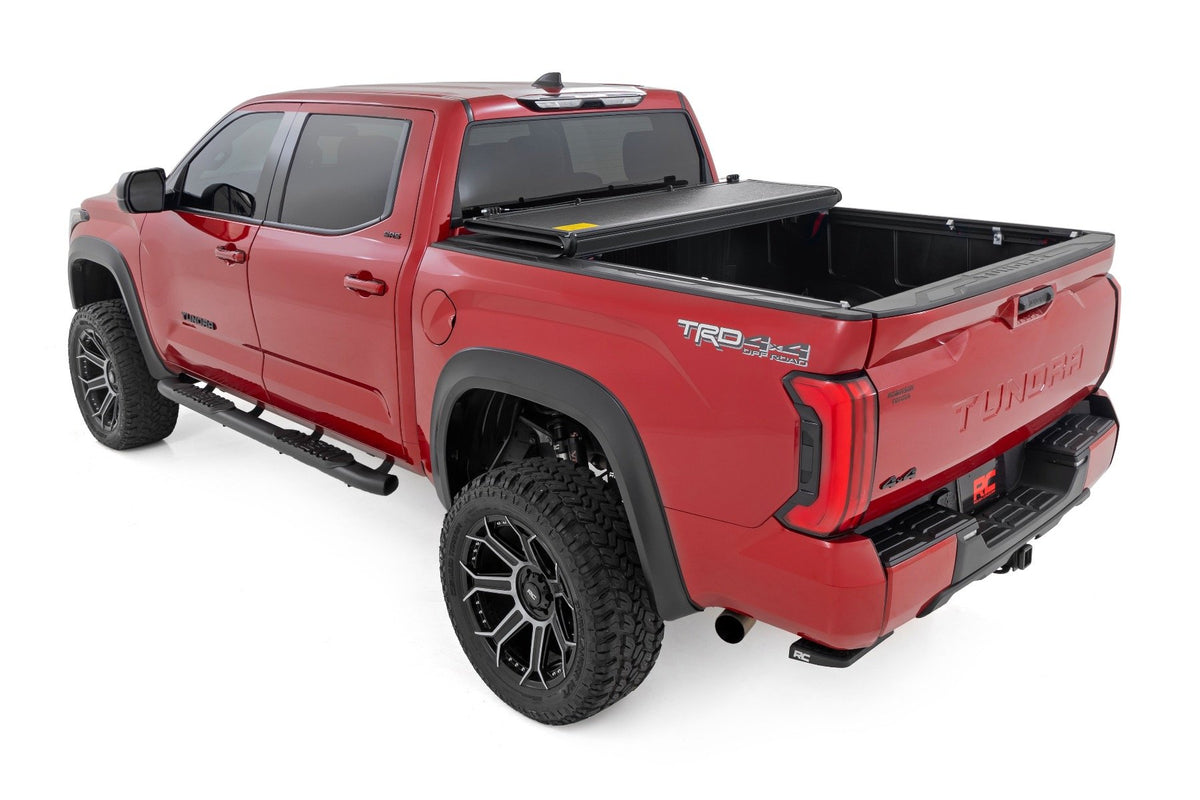 Hard Low Profile Bed Cover | 5&#39;7&quot; Bed | Cargo Mgmt | Toyota Tundra (22-24)