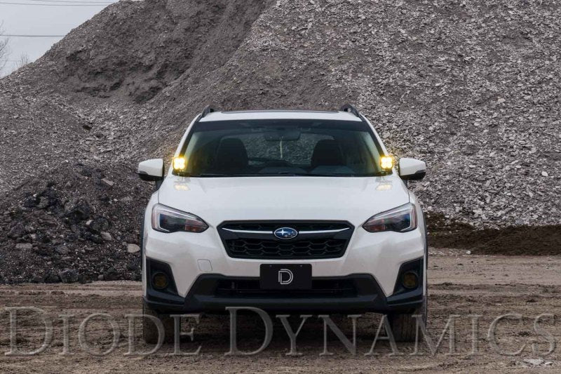 Diode Dynamics 18-21 Subaru Crosstrek Sport SS3 LED Ditch Light Kit - White Combo - DD6558