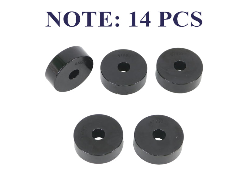 Whiteline 1959-1973 Jeep CJ5 Body Mount Bushing Set