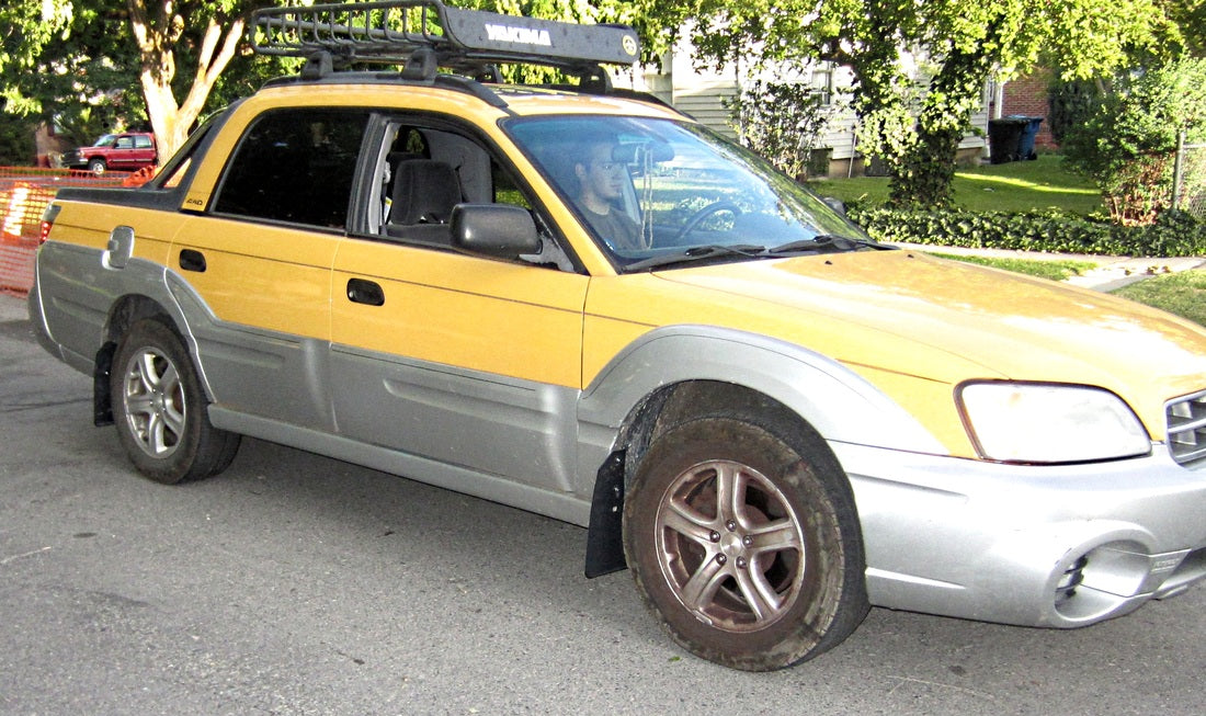 RokBlokz - Subaru Baja 2003-2006 Rally Mud Flaps