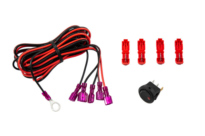 Diode Dynamics Add-on LED Switch Kit - Red - DD3034