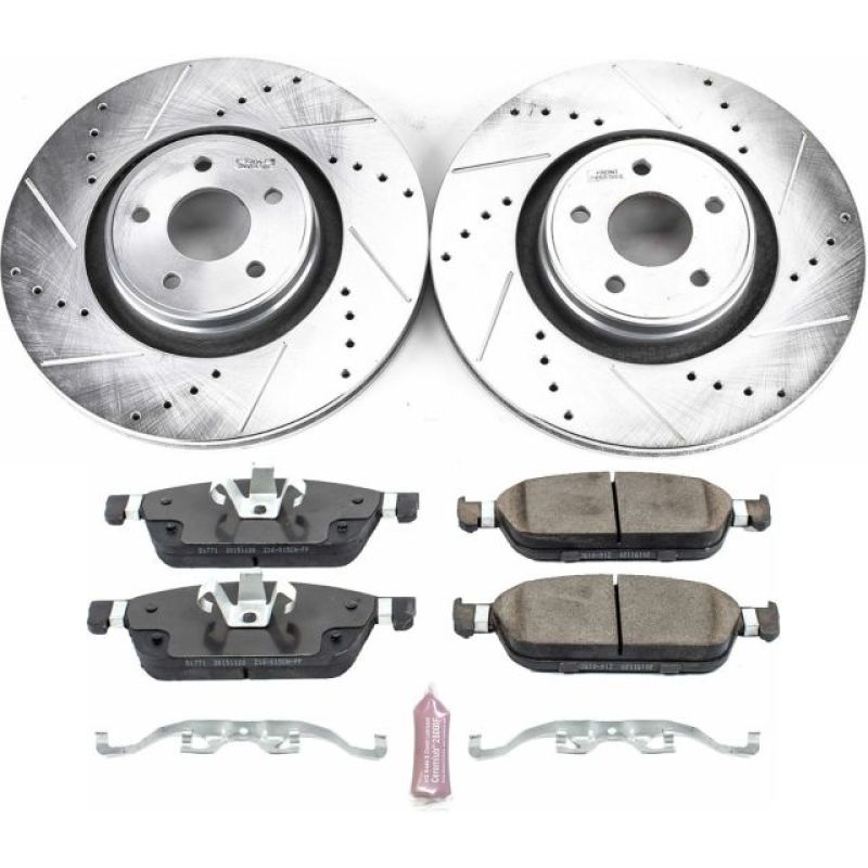 Power Stop 15-18 Ford Focus ST Front Z23 Evolution Sport Brake Kit