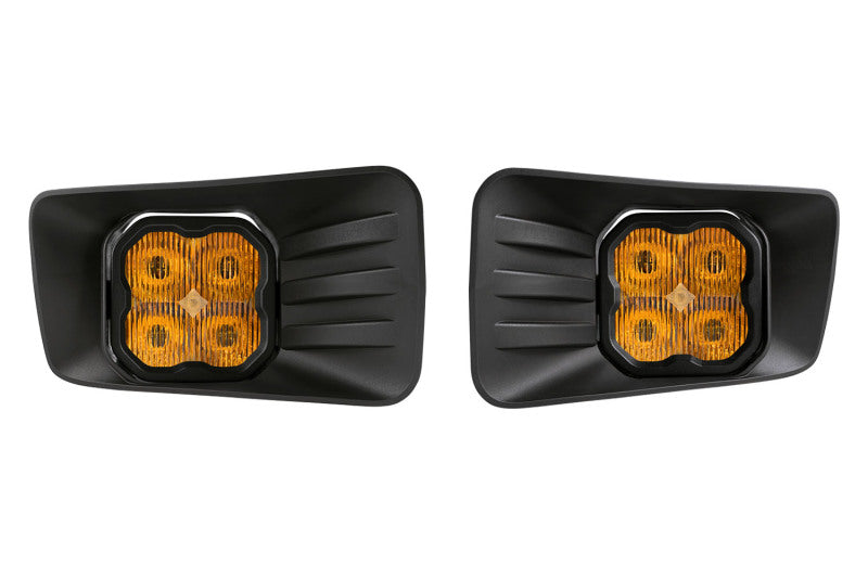 Diode Dynamics SS3 Type CH LED Fog Light Kit Max ABL - Yellow SAE Fog - DD7308