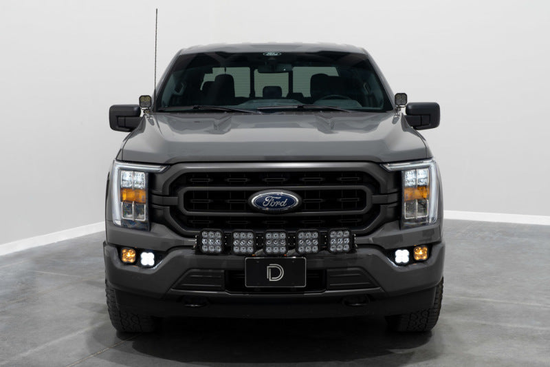 Diode Dynamics 21-22 Ford F-150 SS3 LED Fog Pocket Kit - Yellow Sport - DD7311