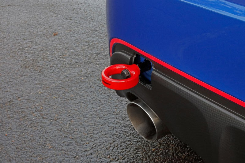 Perrin 13-20 &amp; 2022 Subaru BRZ / 13-16 Scion FRS / 17-20 Toyota 86 Tow Hook Kit (Rear) - Red - PSP-BDY-255RD