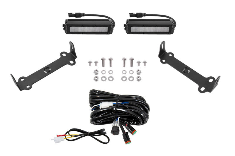 Diode Dynamics 14-21 Toyota 4Runner Stage Series SAE/DOT LED Lightbar Kit - White SAE/DOT Wide - DD6756