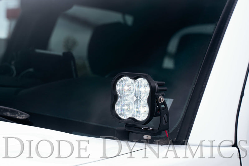 Diode Dynamics 16-21 Toyota Tacoma Stage Series 2in LED Ditch Light Kit - Yellow Pro Combo - DD6379