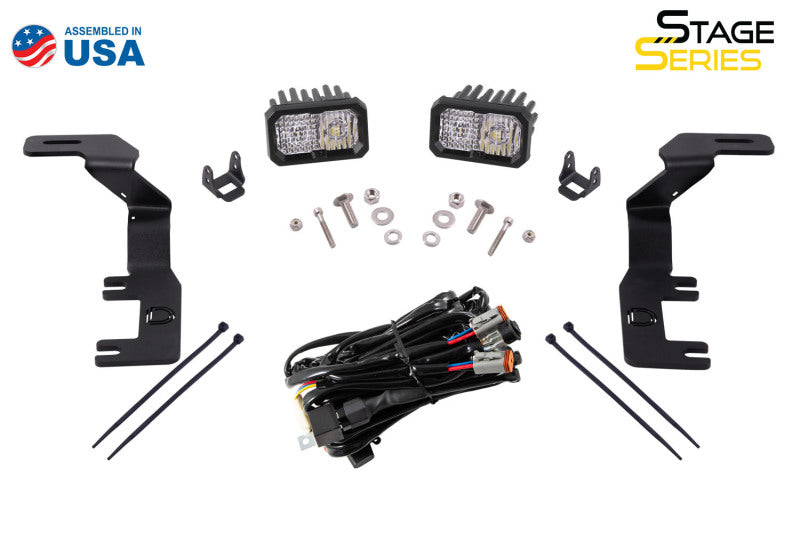 Diode Dynamics 15-21 Colorado/Canyon SS3 LED Ditch Light Kit - Sport White Combo - DD6646