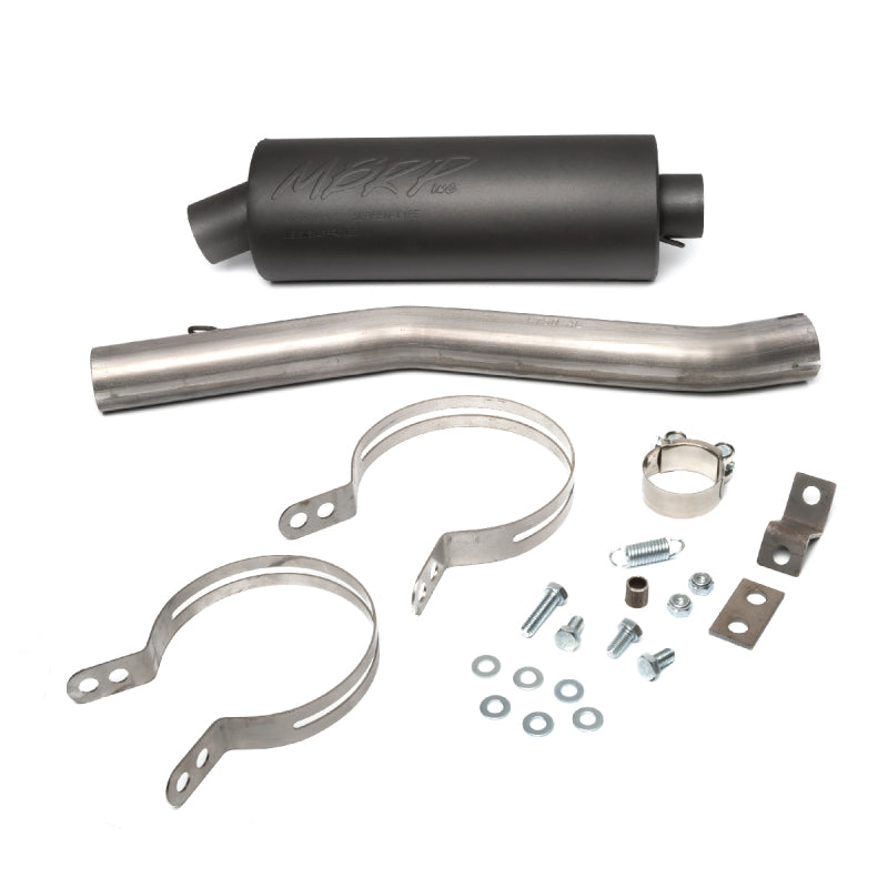 MBRP 05-07 Suzuki LT A 700 King Quad Slip-On Exhaust System w/Performance Muffler - AT-8304P