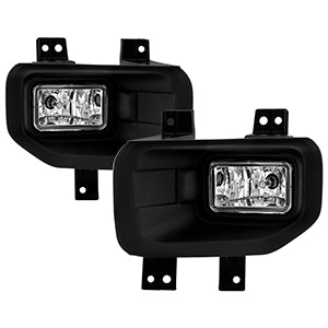 Spyder 15-17 Ford F150 OEM Fog Lights w/Switch &amp; Cover - Clear (FL-FF15015-C)