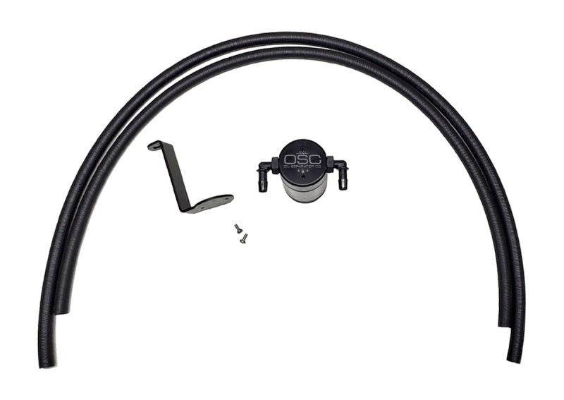 J&amp;L 2005-2019 Nissan Frontier 4L Oil Separator 3.0 - Black Anodized