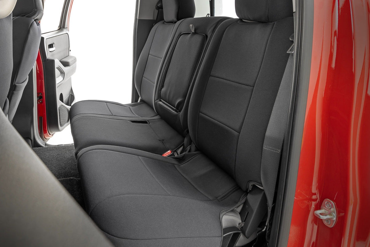 Seat Covers | FR &amp; RR | Crew Cab | Nissan Frontier 2WD/4WD (2022-2024)