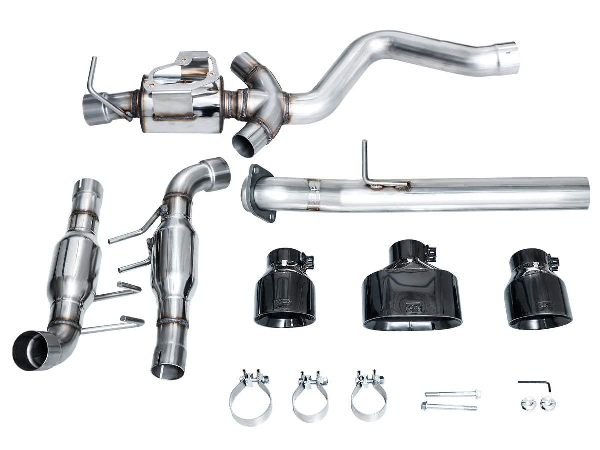 AWE Tuning 2023+ Toyota GR Corolla Track Edition Exhaust - Diamond Black Tips