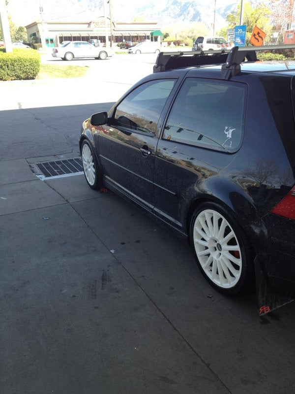 99-04 Volkswagen Golf FT Rokblokz Mud Flaps w/red logo