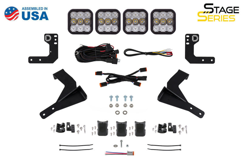 Diode Dynamics 2024 Toyota Tacoma Stage Series Grille Bracket Kit - DD8026P