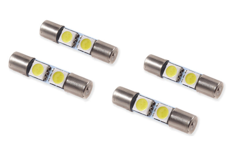 Diode Dynamics 28mm SMF2 LED Bulb Warm - White Set of 4 - DD0047Q