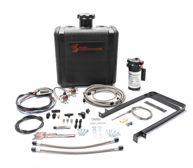 Snow Performance 07-17 Dodge 6.7L Stg 3 Boost Cooler Water Injection Kit (SS Braided Line &amp; 4AN)