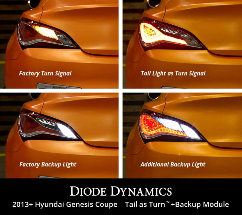 Diode Dynamics 13-16 Hyundai Genesis Coupe Tail as Turn +Backup Module (USDM) Stage 2 - DD3054