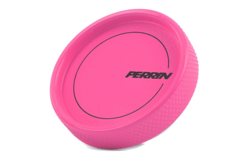 Perrin 02-24 Subaru WRX / 13+ BRZ &amp; GR86 / 04-21 STI / 00-18 Forester XT Oil Fill Cap - Hyper Pink - PSP-ENG-711HP