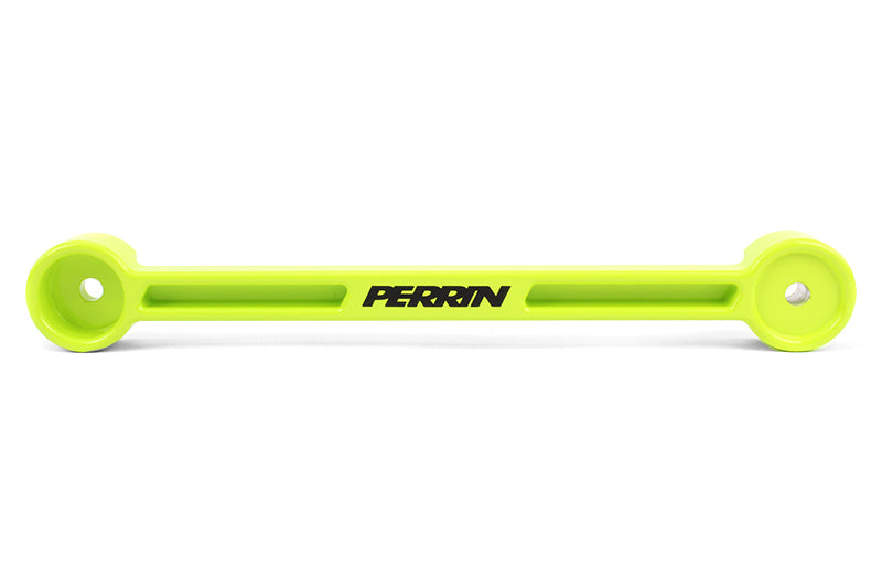 Perrin 93-22 Impreza/02-22 WRX/04-21 STI/13-20 &amp; 2022 BRZ/2022 GR86 Battery Tie Down - Neon Yellow - PSP-ENG-700NY