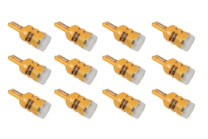 Diode Dynamics 194 LED Bulb HP5 LED - Amber Set of 12 - DD0025TW