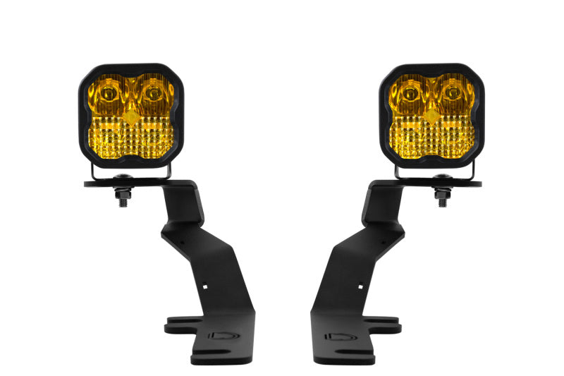 Diode Dynamics 15-20 Ford F-150/Raptor Sport SS3 LED Ditch Light Kit - Yellow Combo - DD6568