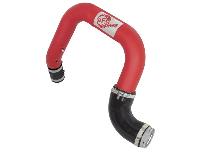 aFe BladeRunner 2.5in Red IC Tube Hot Side w/ Coupling &amp; Clamp Kit 2016 GM Colorado/Canyon 2.8L