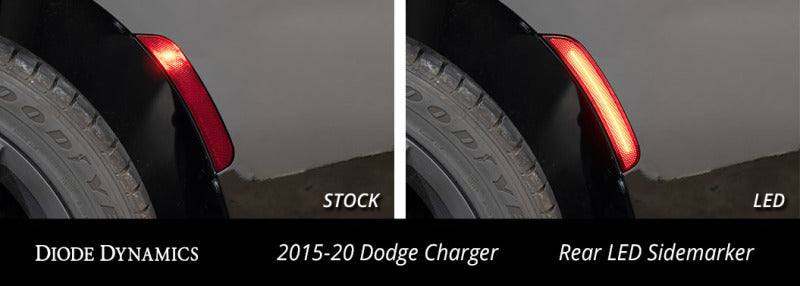 Diode Dynamics 15-21 Dodge Charge LED Sidemarkers - Clear (set) - DD5110