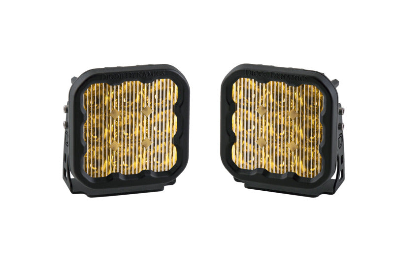 Diode Dynamics SS5 LED Pod Sport - Yellow Driving (Pair) - DD6781P