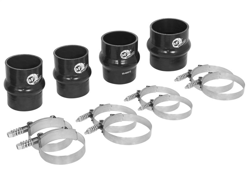 aFe BladeRunner Couplings &amp; Clamps Replacement OE Intercooler &amp; aFe Tubes Kit 10-12 Dodge Ram 6.7L