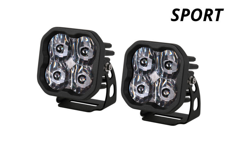 Diode Dynamics SS3 LED Pod Sport - White Spot Standard (Pair) - DD6123P