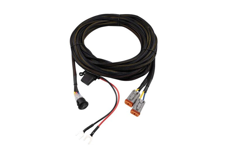 Diode Dynamics Light Duty Dual Output 3-way 4-pin Wiring Harness - DD4092