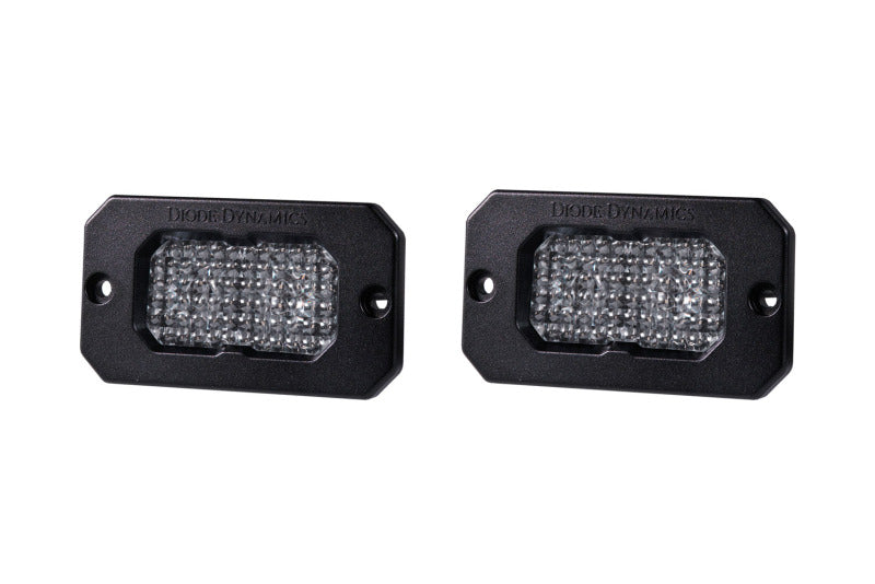 Diode Dynamics Stage Series 2 In LED Pod Pro - White Flood Flush ABL (Pair) - DD6435P