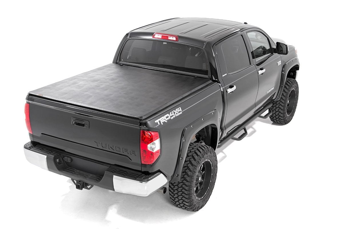 Soft Tri-Fold Bed Cover | 5&#39;7&quot; Bed | Toyota Tundra 2WD/4WD (2007-2024)